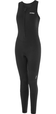 2025 Nyord Womens Tempus 2/2mm Front Zip Long Jane Wetsuit N04BA00012 - Black